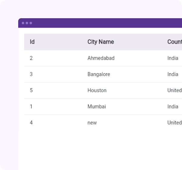 Region list Feature for courier delivery admin panel
